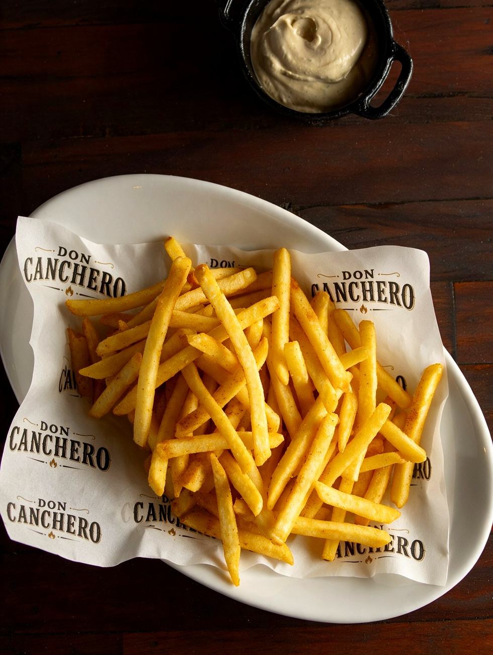Fritas à vontade no papel Don Canchero